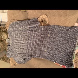 Navy and Silver Chanel Sweater dress